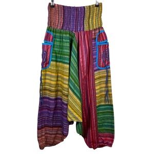 Siya Patchwork Harem Pants
